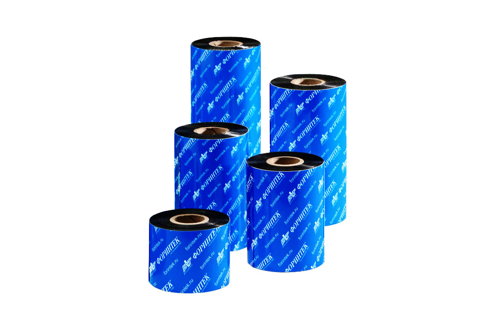 термотрансферные ленты (риббоны) в синей обертке