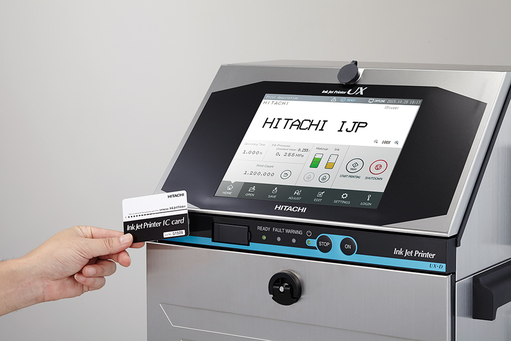 Дисплей каплеструйного принтера Hitachi UX-D161W