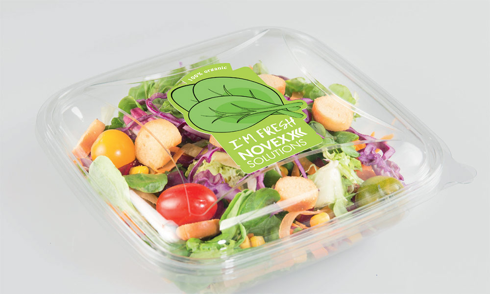 Пример верхней маркировки упаковки салата