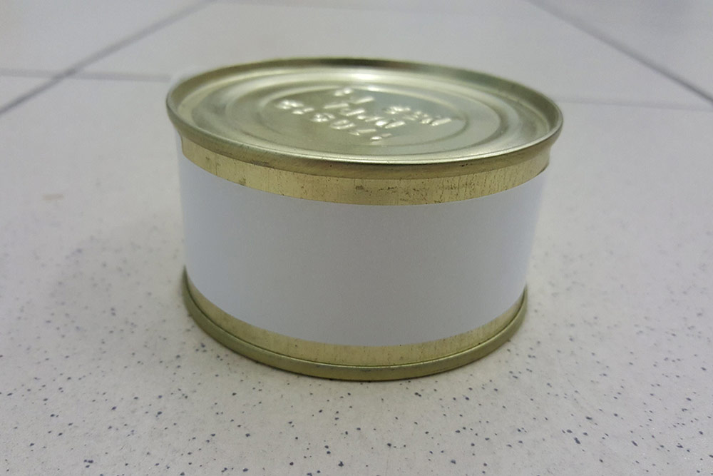 Образец боковой маркировки металлической консервы