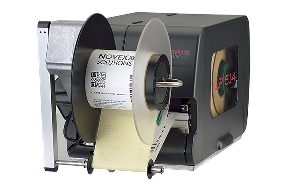 Внешний подмотчик для термотрансферного принтера этикеток Novexx XLP 51x